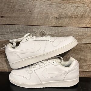 Nike White Lace-Up Sneakers